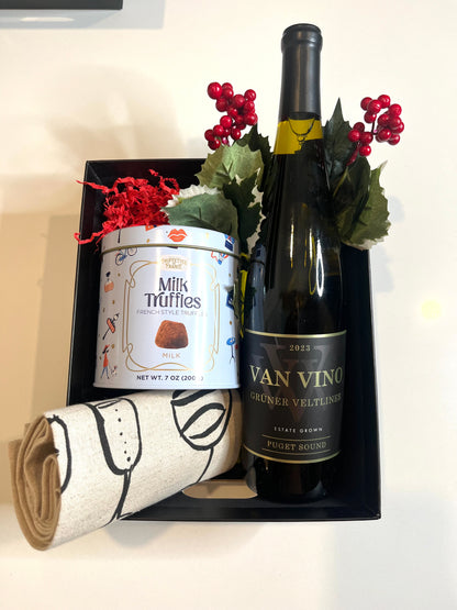 Gruner Veltliner & Kitchen towel set